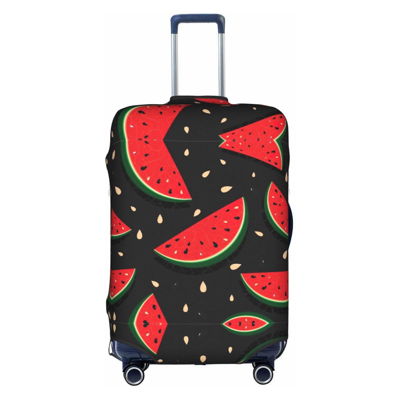 Housse de bagage rouge pastèque élastique pour valise de 45 à 81 cm