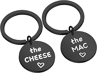 The Cheese Keychain Food Jewelry Couple Gift Macaroni And Cheese Jewelry Best Friend Gift