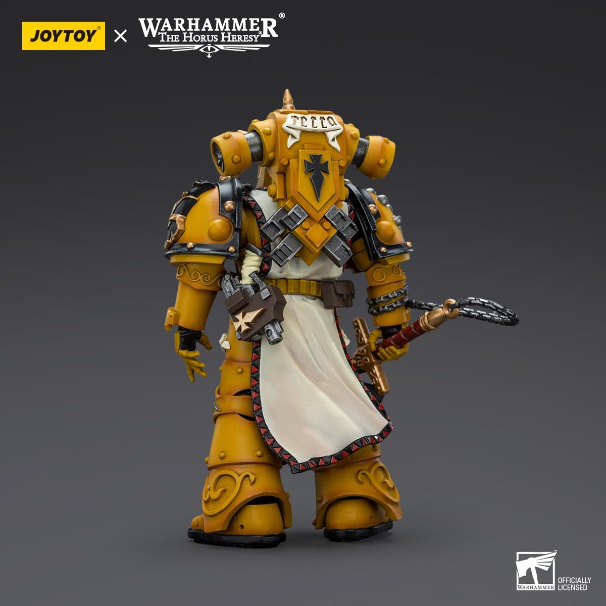 JOYTOY Warhammer 40k Imperial Fists 1/18 Action Figure Imperial Fists Sigismund First Captain of The Imperial Fists 4.8inch Movable Model Collectible Figurine