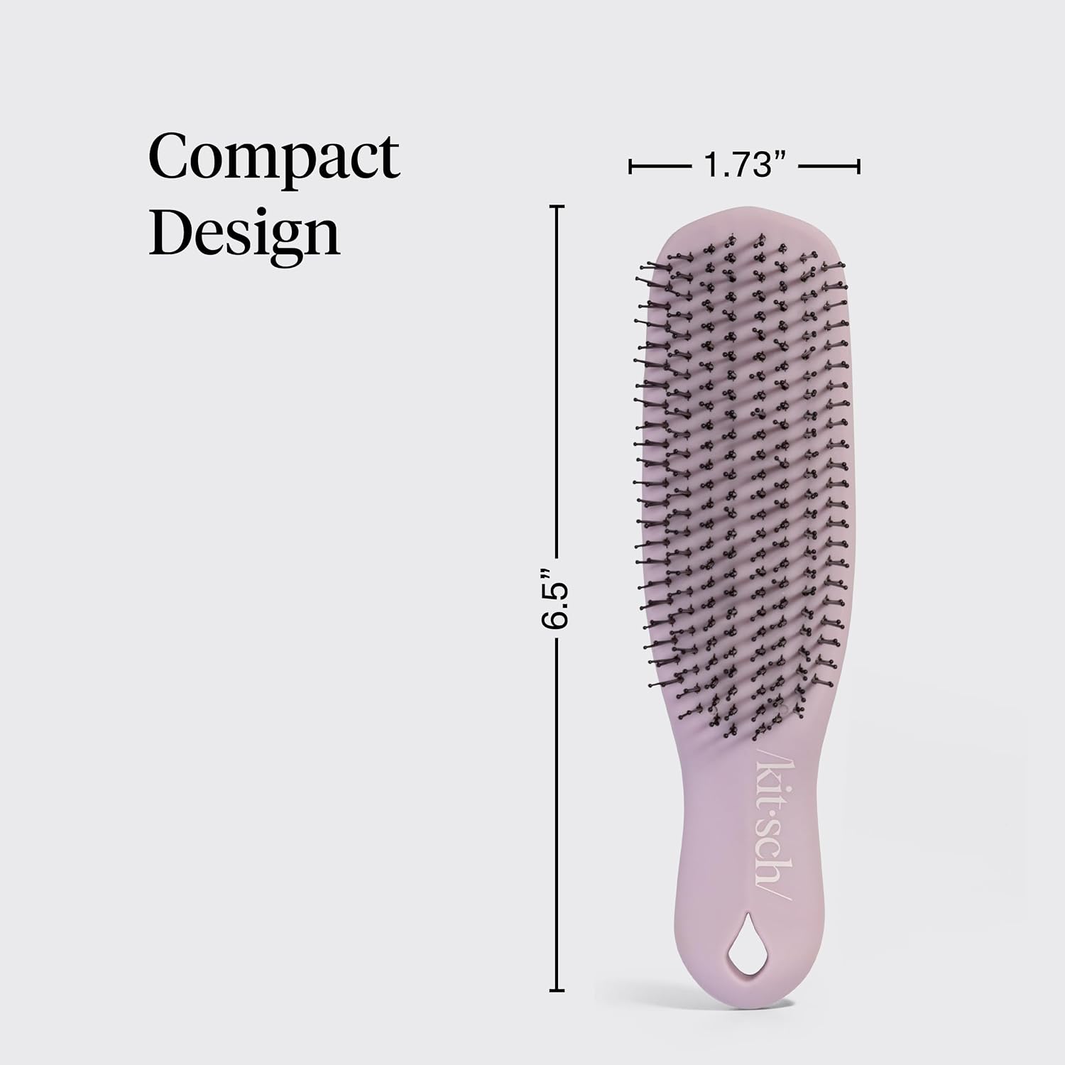 Kitsch Scalp Renewal Brush - Exfoliating & Scalp Massager for Hair Growth, Gentle Head Massage Brush to Remove Buildup, Boost Circulation & Relaxing Head Scrubber for Washing Hair - Soft Violet