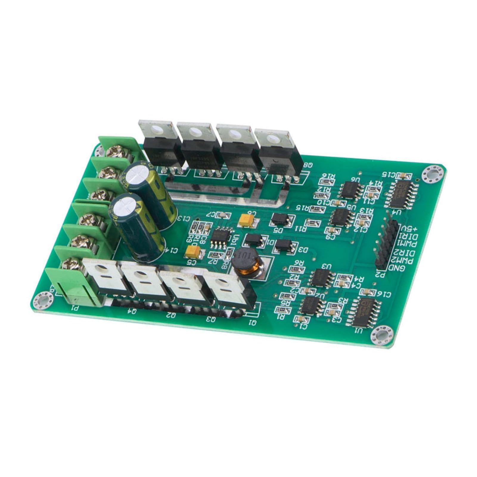 Ejoyous IRF3205 MOSFET, Freinage Évident Carte de Module de Moteur à Double Moteur à Faible Résistance Durable, pour la Modulation PWM 3-36V PEAP 30A Fonction de Freinage