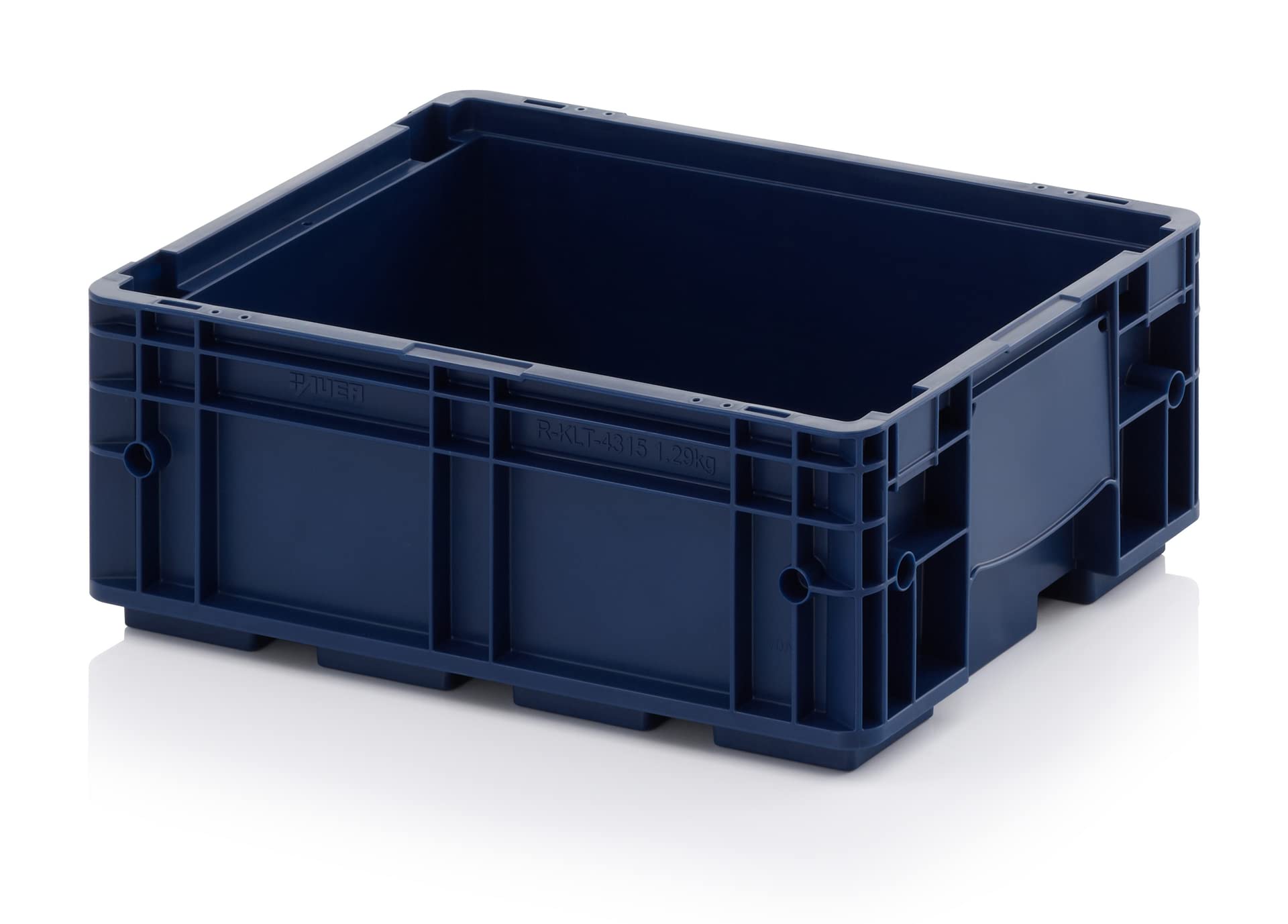 16 contenedores R-KLT 40 x 30 x 14,7 * Portaequipajes de carga pequeña azul 40 x 30 x 15 Eurocontenedor industrial KLT 4315