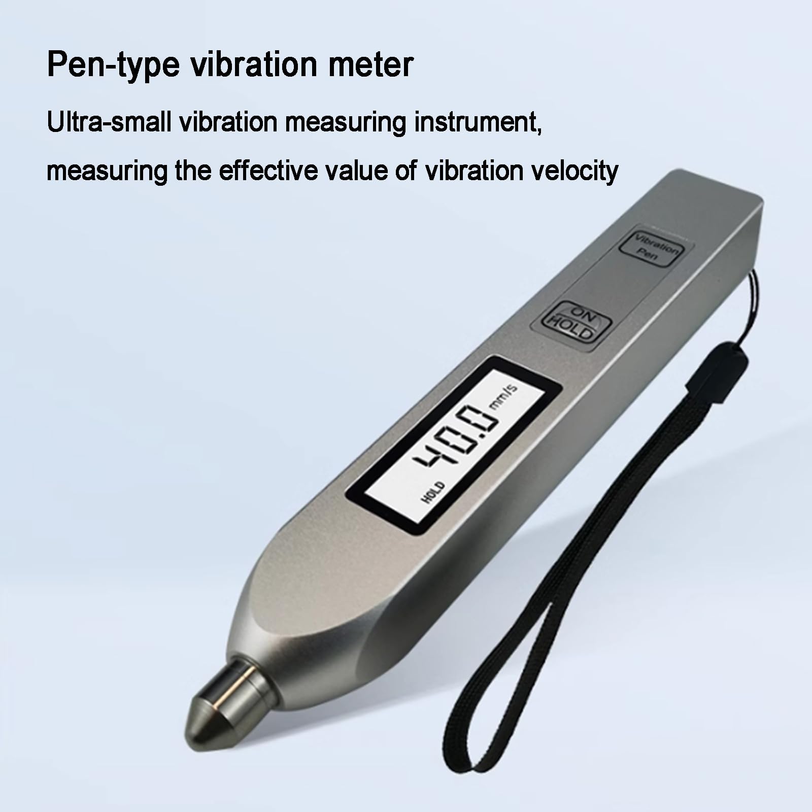 Probador de Vibraciones portátil con Pantalla LCD retroiluminada, Rango de medición de 0,1 a 199,9 m/s², analizador de aceleración Digital para diagnóstico de fallas mecánicas