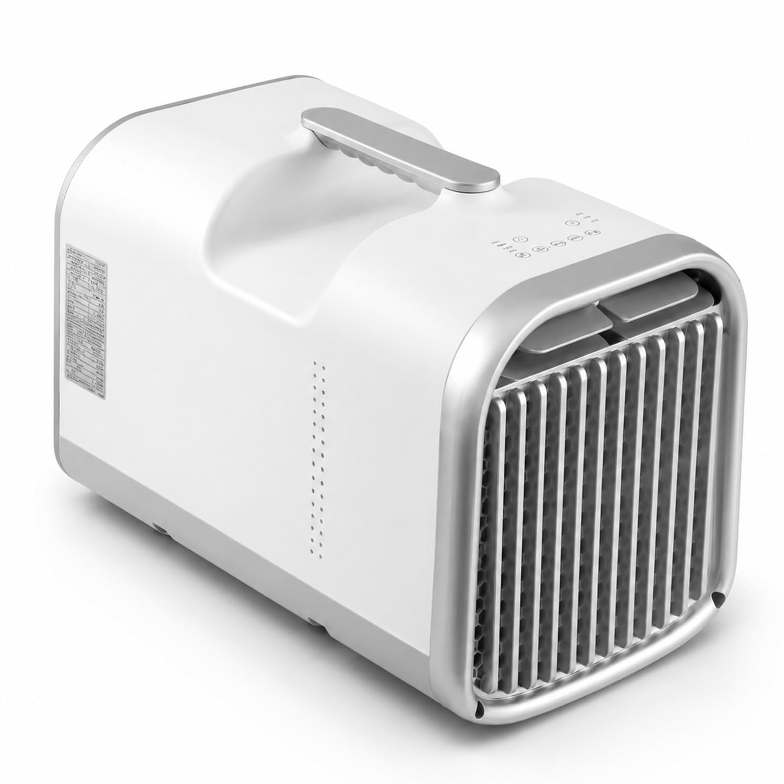 pealiritansemen Camping AC Unit, Portable Air Conditioner with Compressor Cooling, Auto-Evaporation, 4 Modes, 3 Fan Speeds, Remote Control and 1–12H Timer for Tent and Motorhome 1300W