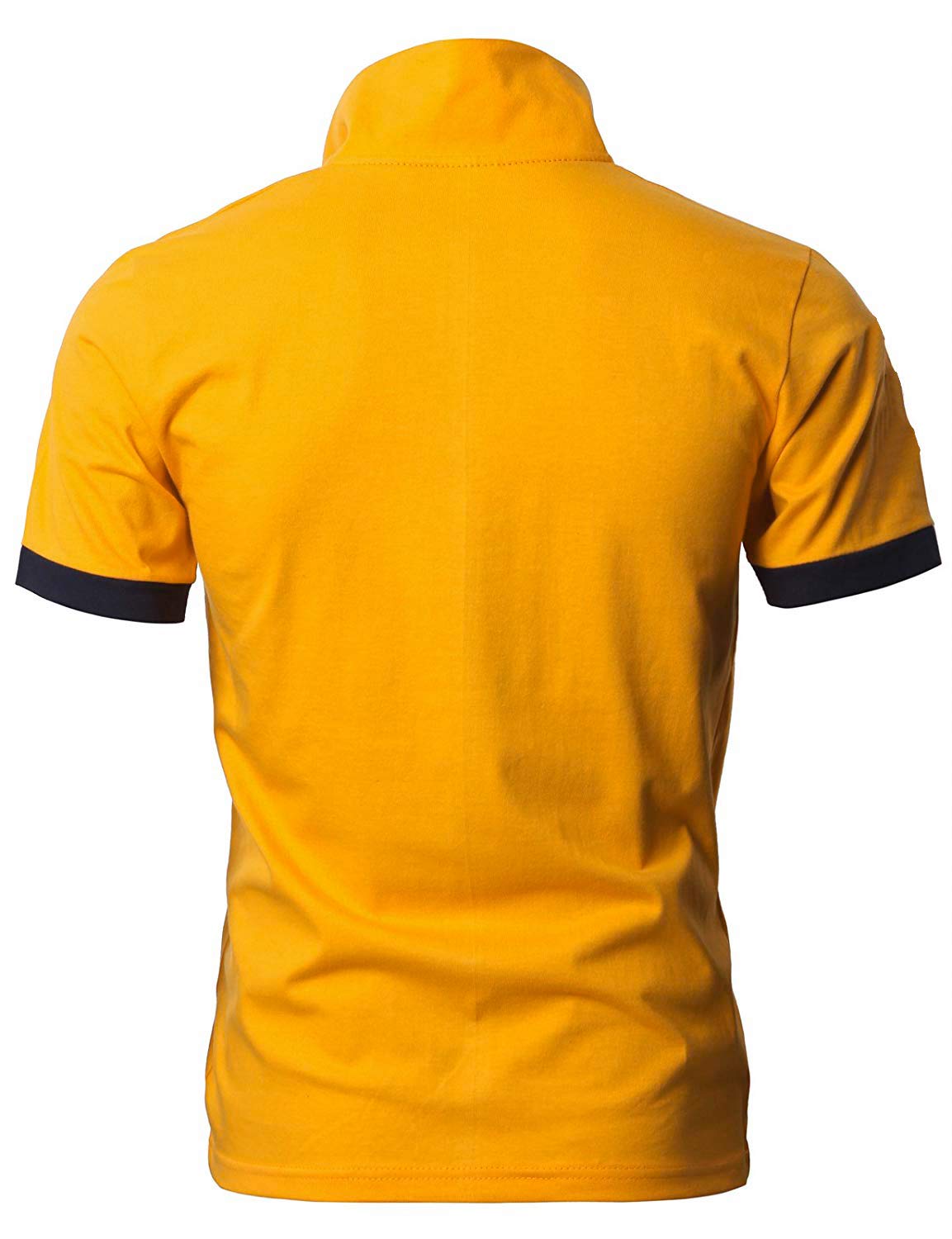 GNRSPTY Polo da Uomo Manica Corta Ricami Fulvi Casual Chic Poloshirt Camicia T-Shirt Estate