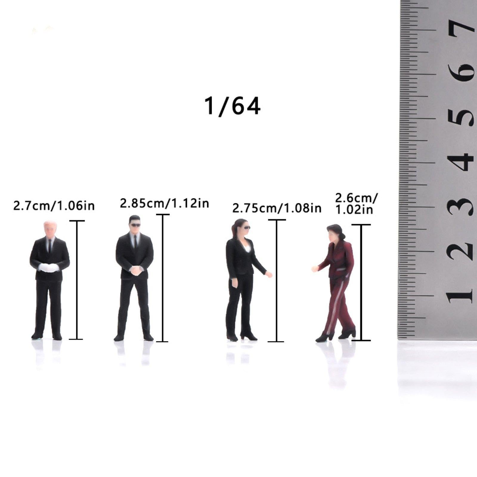 Figure di Guardie di in 1/64, Realizzate in Resina, Perfette Come Oggetti di Scena.