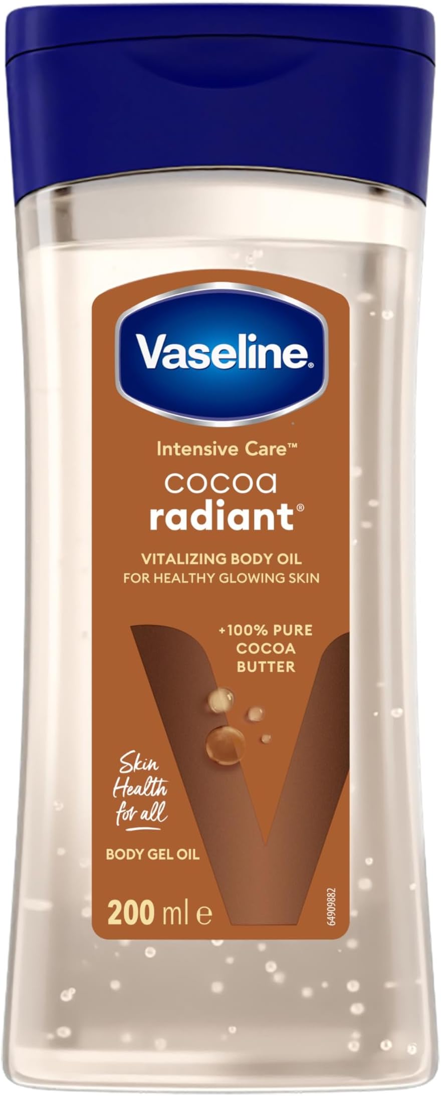Vaseline Intensive Care Cocoa Radiant Body Gel Oil, 6.8 Ounce