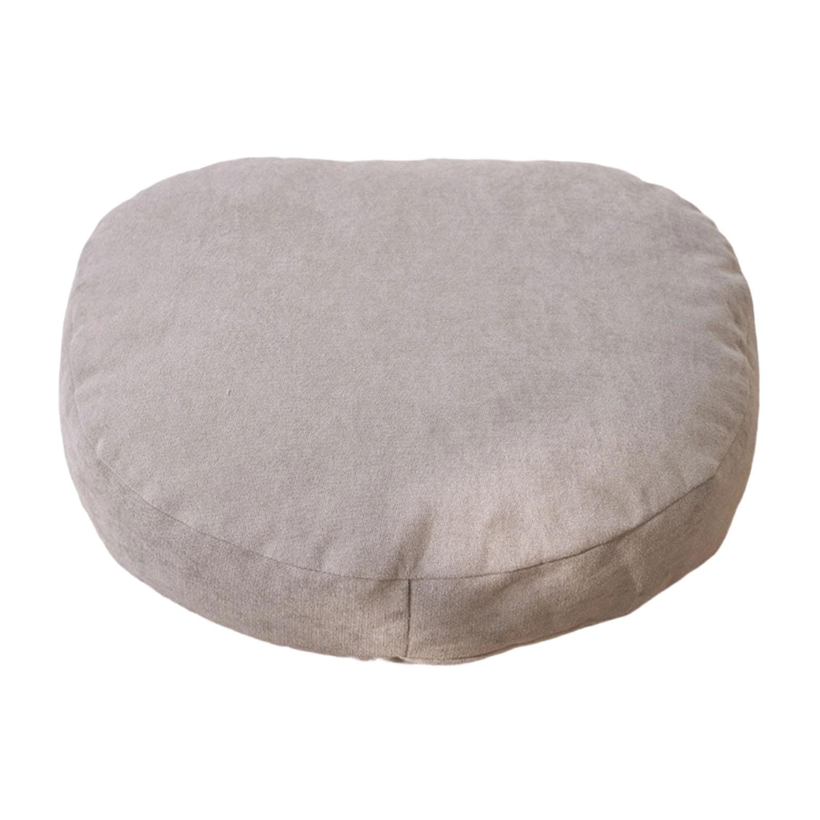 Support dorsal gris confortable et grand coussin décoratif