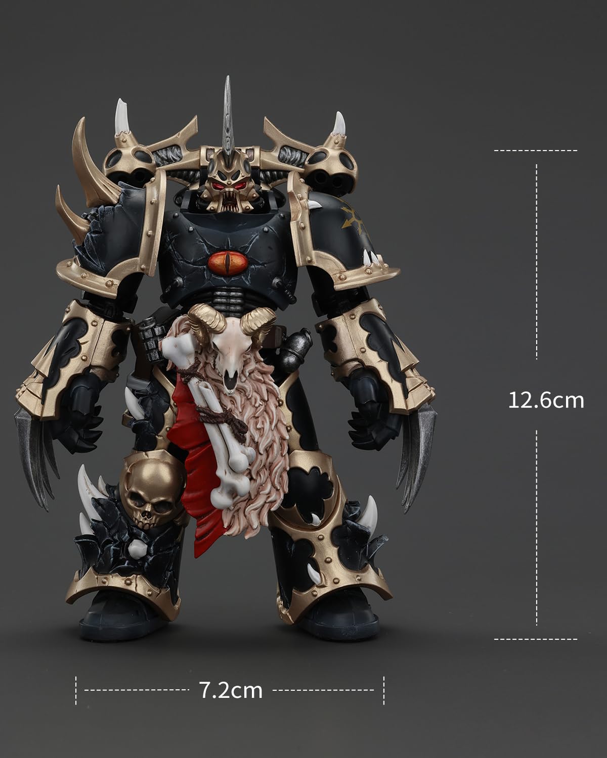 GWTCTOY JoyToy GW 40K original 1:18 Figura de Acción, Chaos Space Marines Black Legion Chosen with Lightning Claws