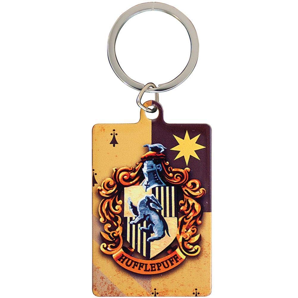 Harry Potter Men's Yellow - Hufflepuff Metal Key Ring