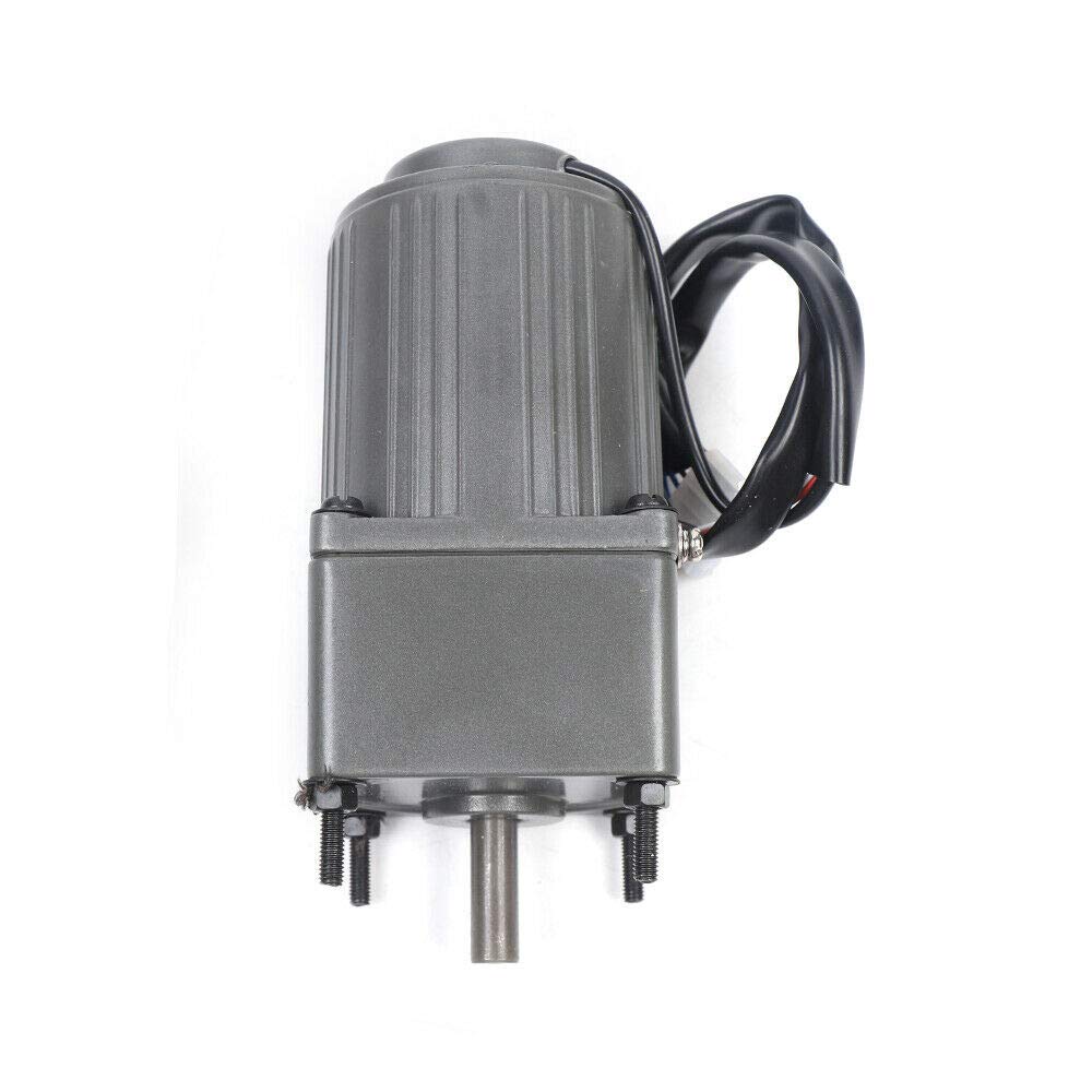 AC 110V 15W Electric Single-Phase Motor Gear Motor Speed Controller 0-27RPM Variable Speed Adjustable Controller Governor Geared Motor High Torque Reducer Motor (Reduction Ratio: 1:50)