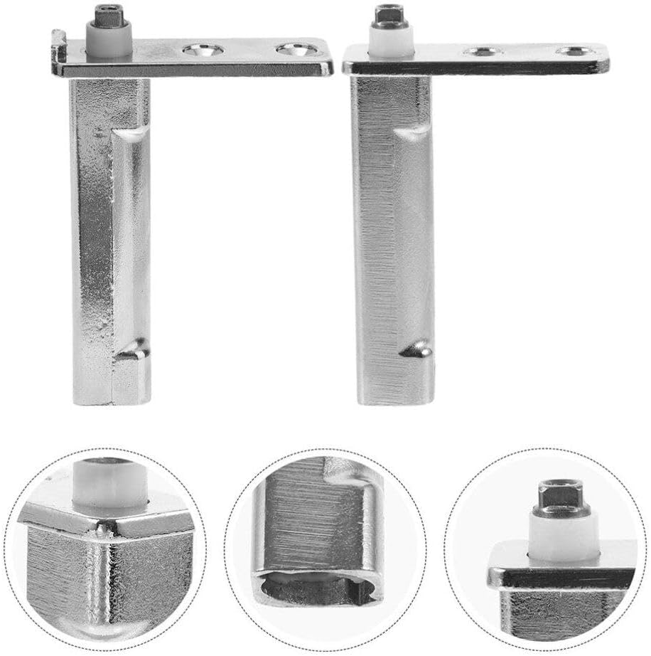 Housoutil 2pcs Stainless Steel Freezer Door Hinge for Smooth Easy Installation for Fridge and Freezer and Accessory