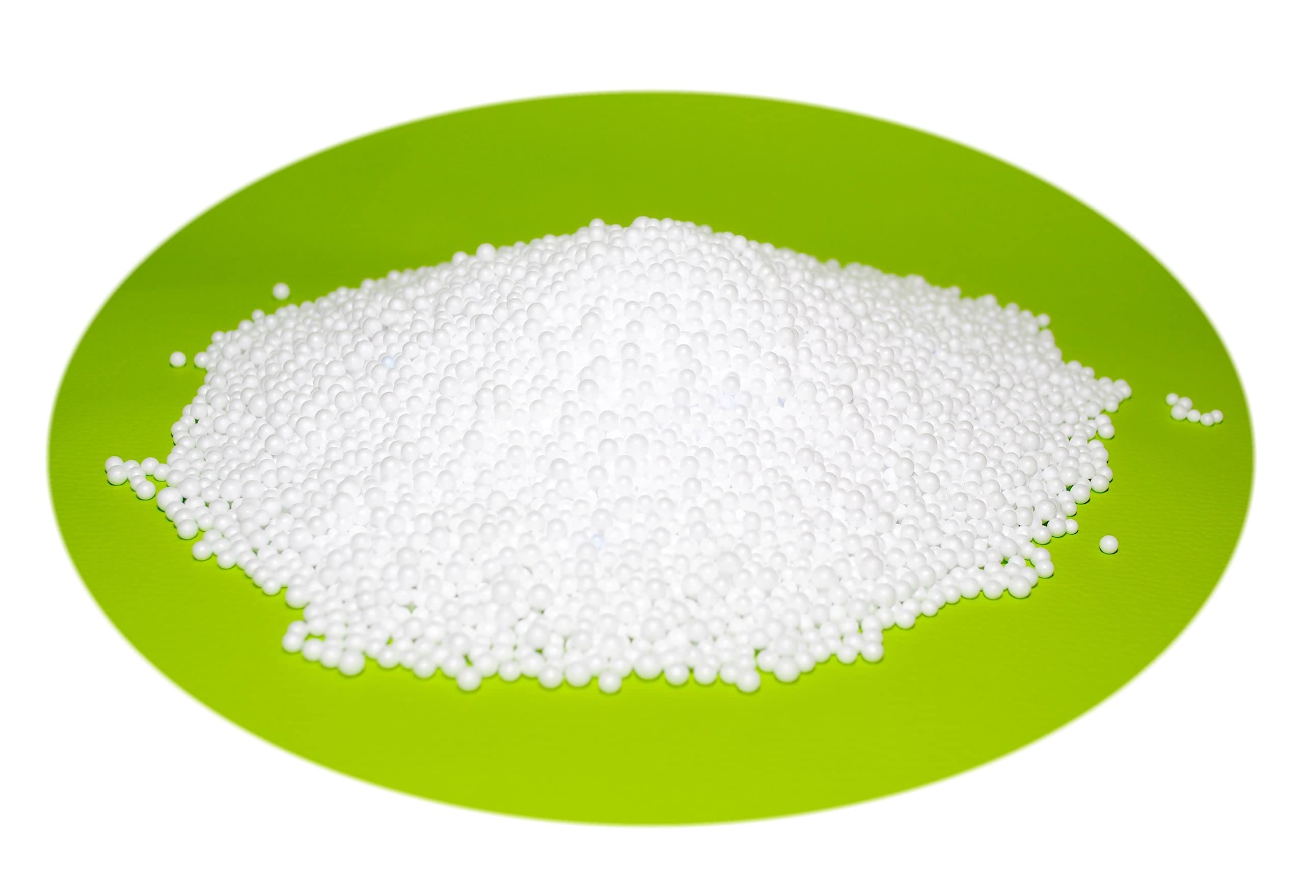 GRANULAT EPS, riempimento per poltrone e beanbag Come Sako Sack, Cuscino per Sedile, Puff Ball, Palline di polistirolo per beanbag, riempimento per Confezioni da 100L.