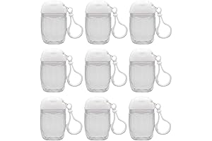 Portable Sublimation Travel Hand Sanitizer Holder Keychain Carrier