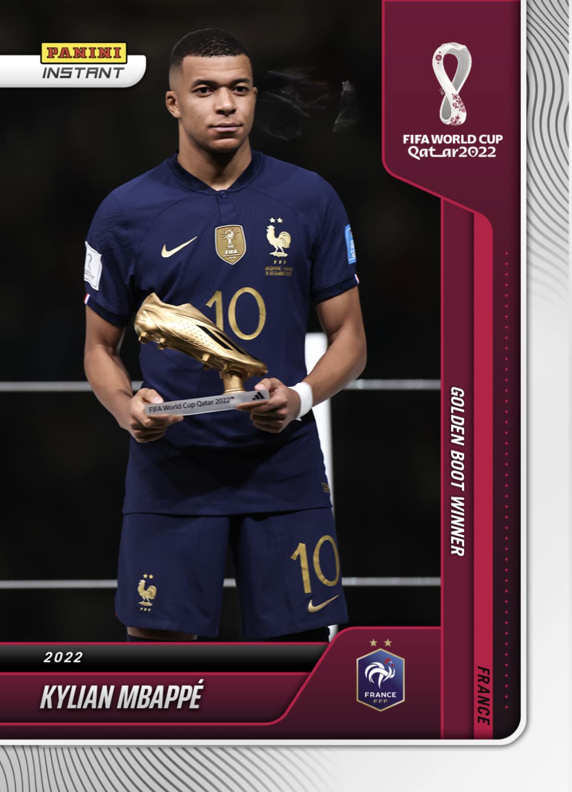 KYLIAN MBAPPE - Gold Boots - 2022 - Instant FIFA World Cup Qatar