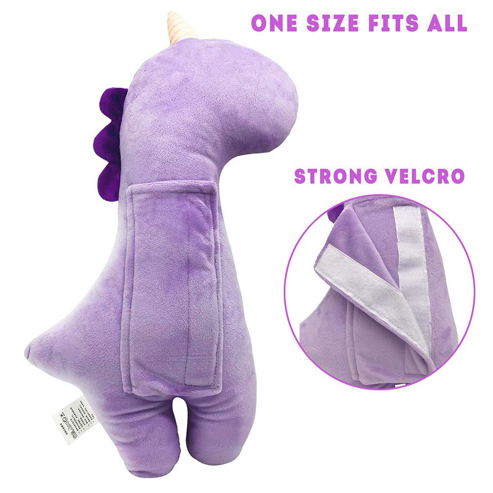 Giraffe Car Seat Belt Pillow, Kids Neck Support Cushion Toy, Easy Adjust Animal Design for Fun Travel Cotton Velvet and Polyester Convenient for Sleeping in the Car Ideal for