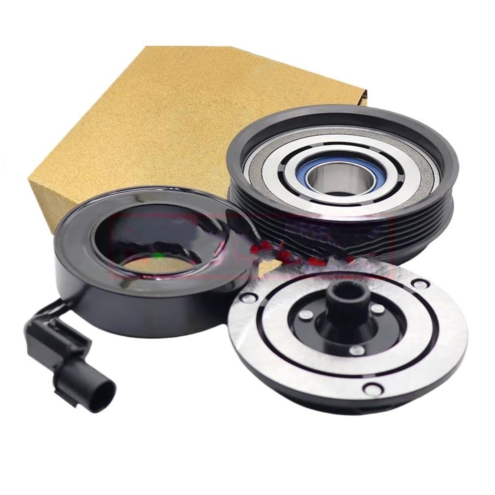 Kwez One Color Ac Compressor Clutch Kit Fit For Kia Magentis Optima Ffit For Sonata V Nf 2.0 2.4 977012B251 97701-2B201 97701-2B200 A/C Ac Compressor Clutch