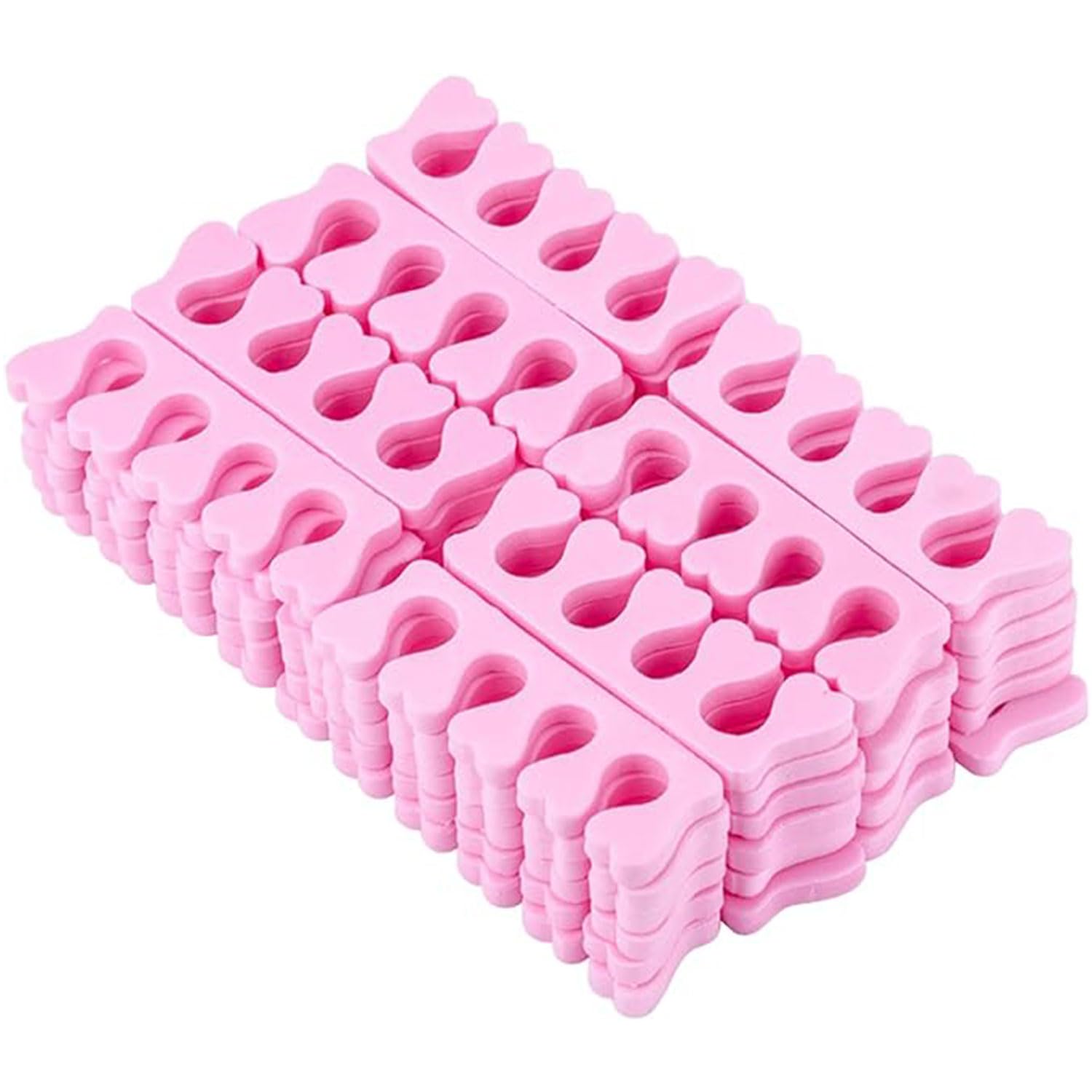 50PCS Soft Sponge Finger Toe Separator Divider Spacer EVA Foam Nail Art Pedicure Manicure Tool meet your various manicure or pedicure demands.