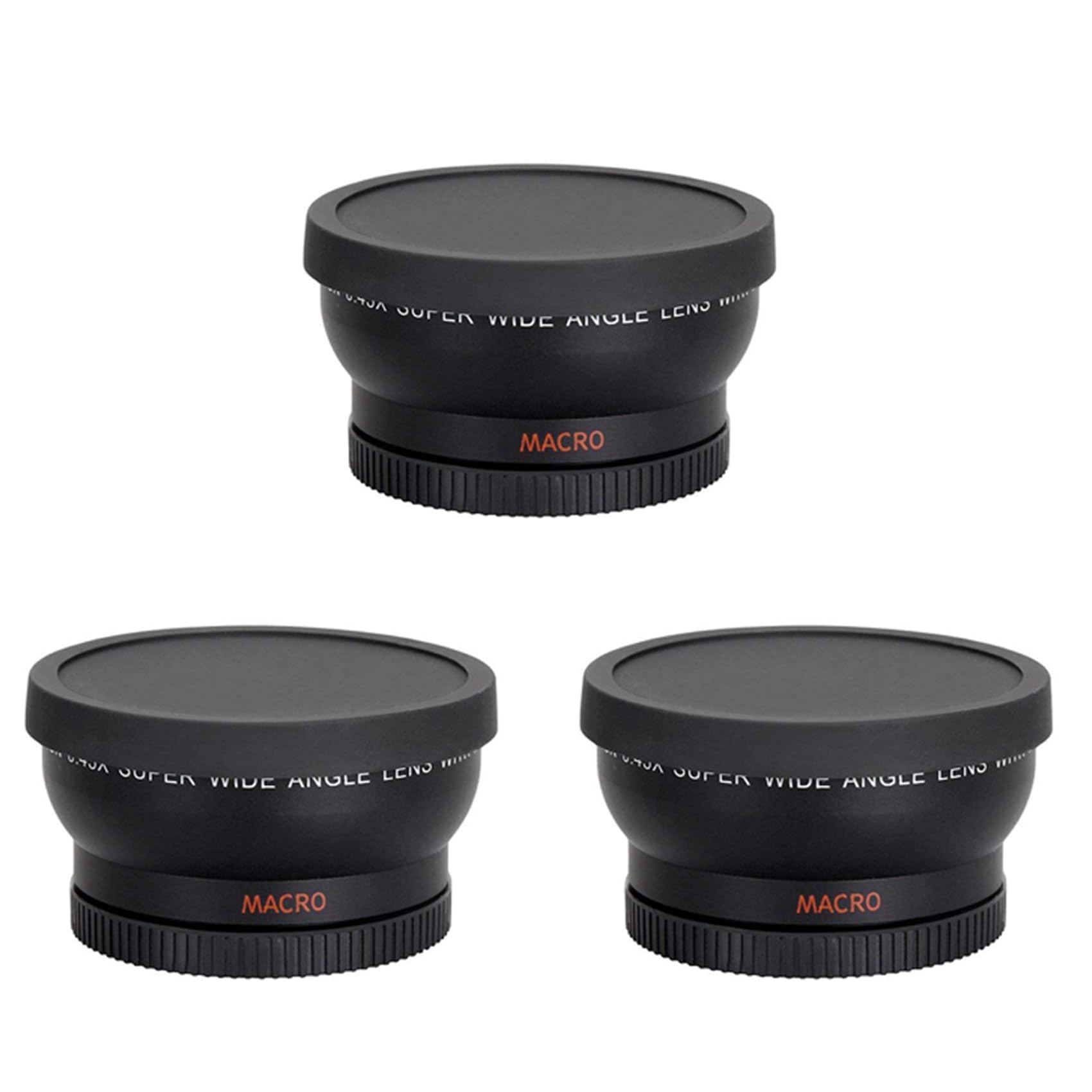 Konwertery 0,45 x 58 mm z szerokokątnym obiektywem i systemem makro do Rebel T6, T6I, Sl1, T5, T5I, T4I, T3, T3I, T1I, T2I, Xsi, Xsi, Xs, 70D, 60D, 60da 7D