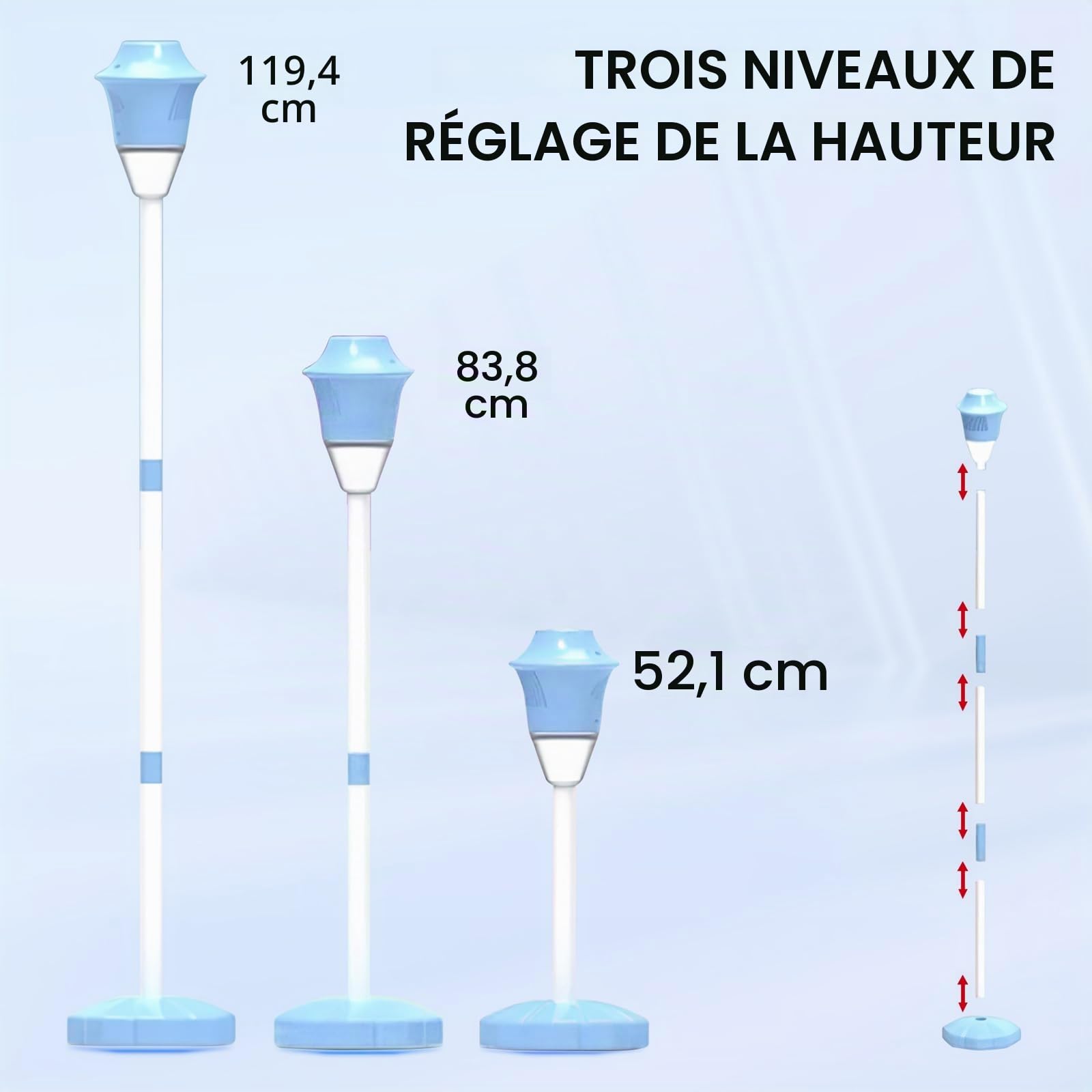 Lampe à bulles de jardin, machine à bulles d'extérieur avec lumière et musique, machine à bulles électrique rechargeable avec plus de 20 000 bulles par minute, pour jardin, fête, enfants (rouge)