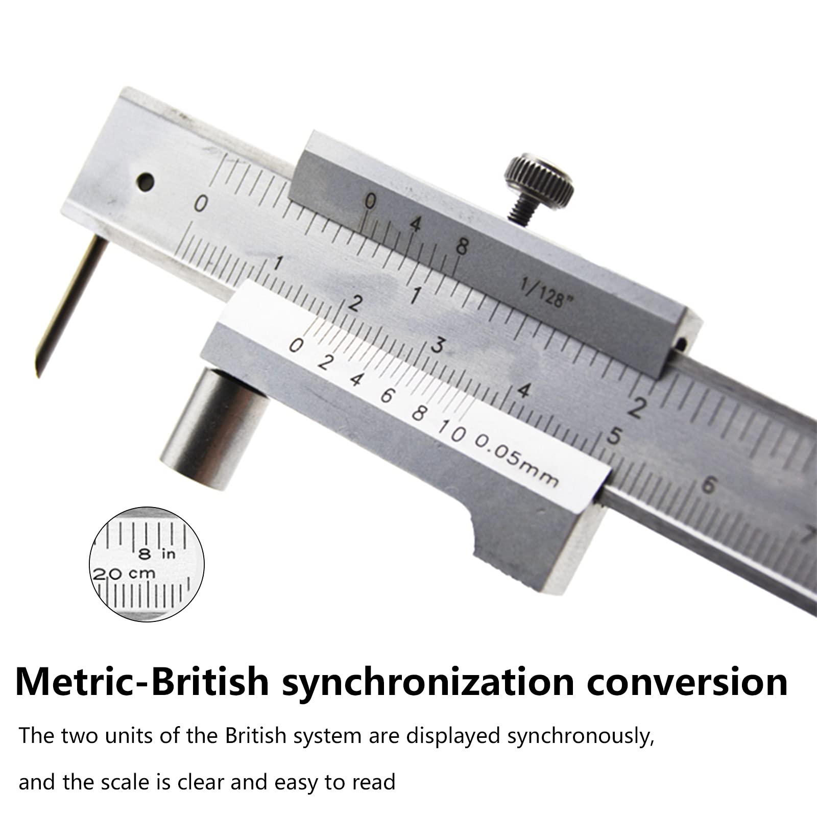 Calibro A Corsoio In Acciaio Inossidabile 150mm | Strumento Di Precisione Per Misurazioni Interne Ed Esterne - Foto 13