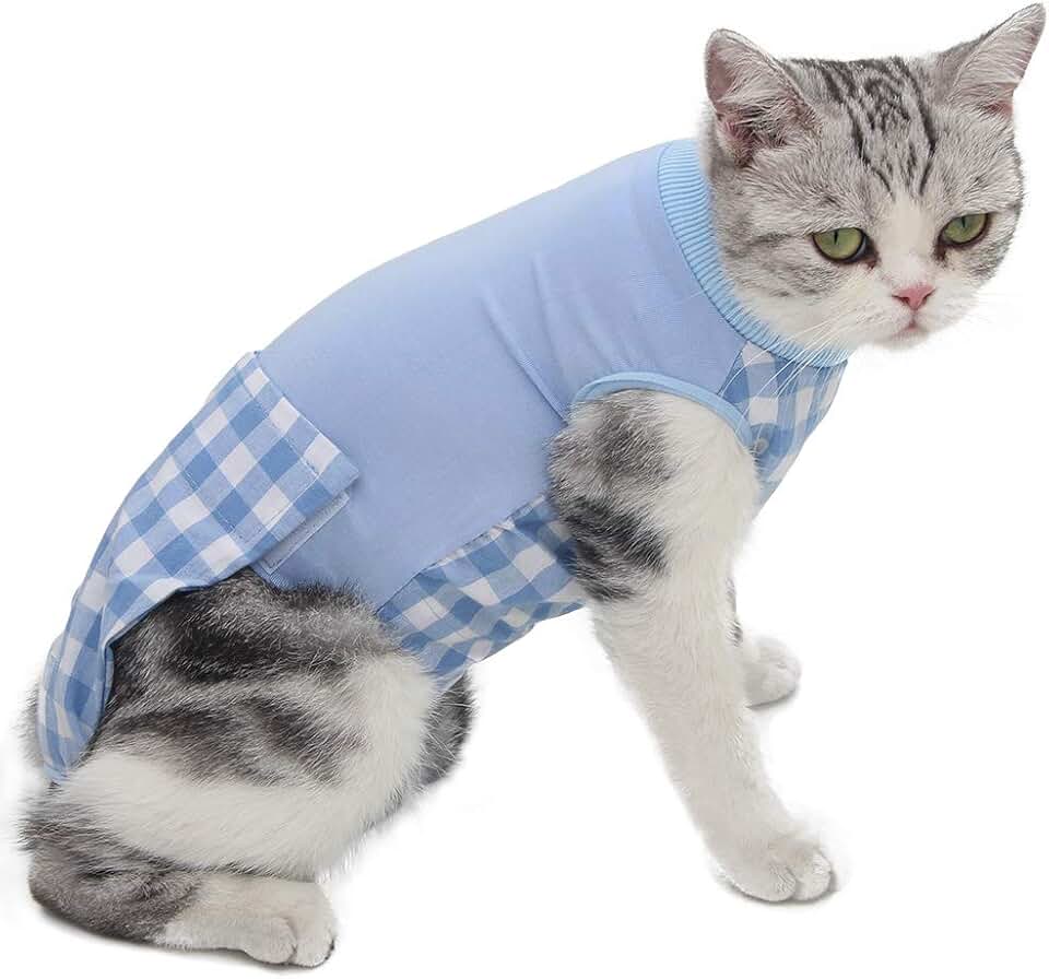 surgical recovery suit for cats