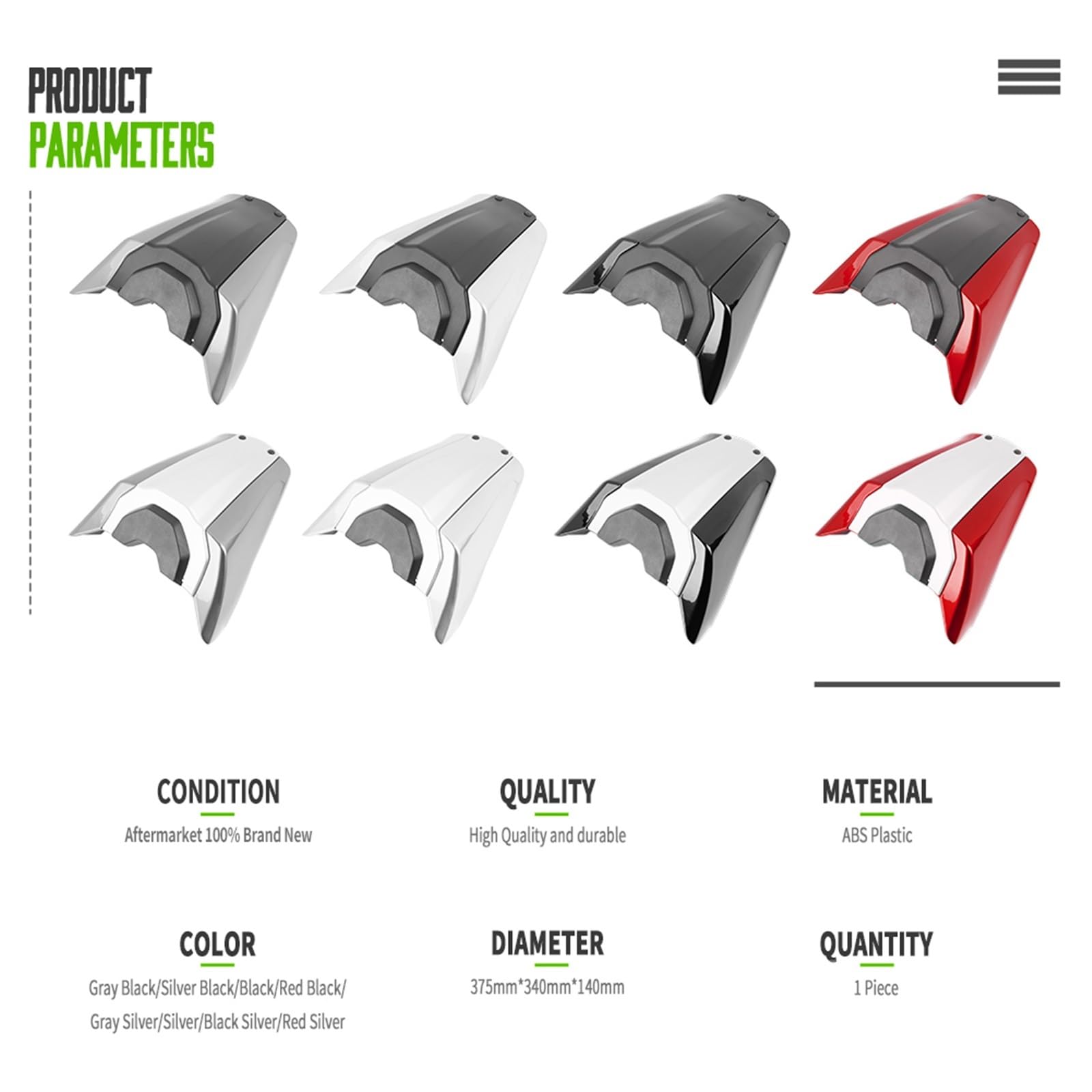 Pasuje do Honda CB1000R 2019-2024 2020 Osłona tylna Owiewka Akcesoria motocyklowe Motorcycle Cowl Fairing Cover