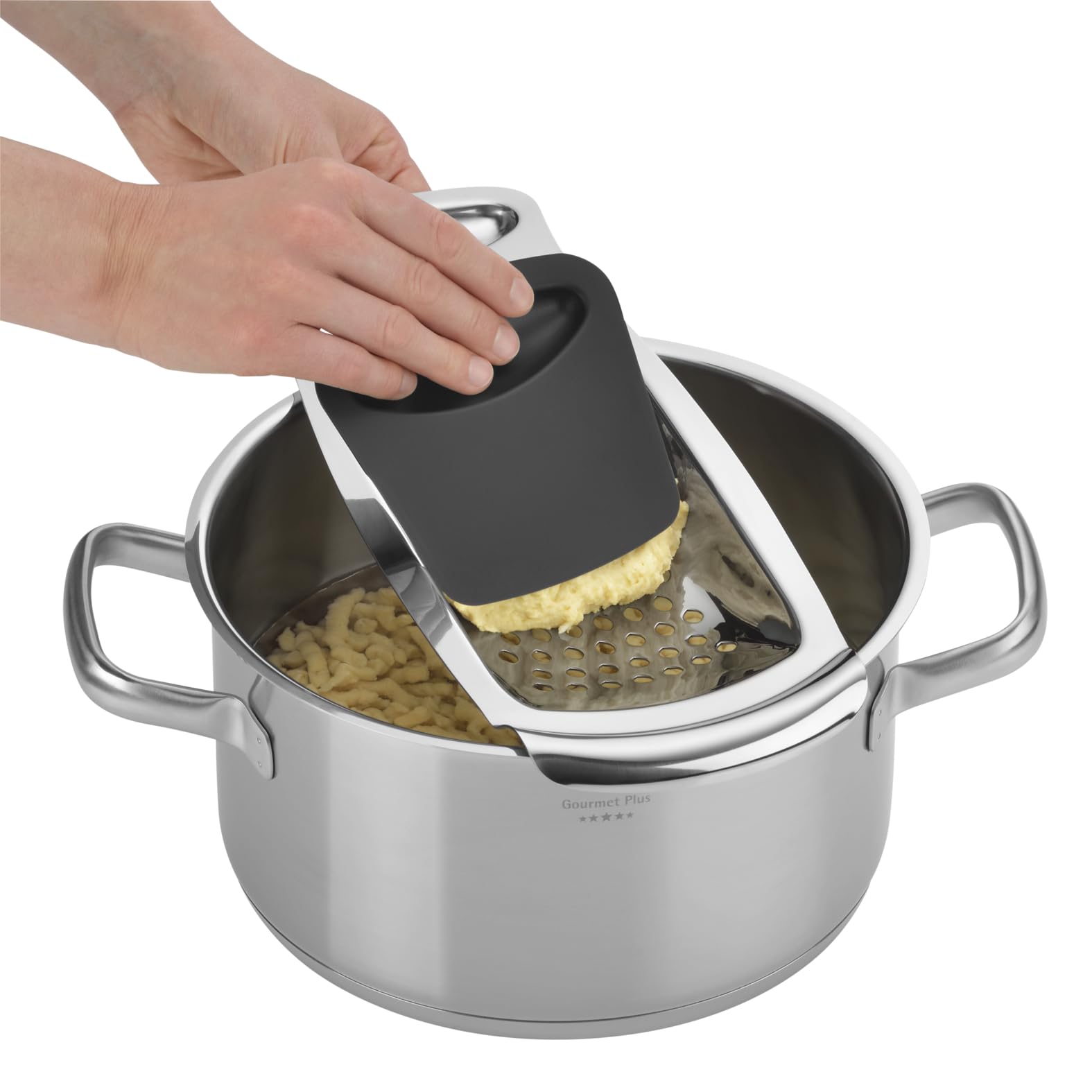 Wmf Spätzle-Profi Szatkownica Do Ciasta z Łopatką, Stal Szlachetna, Srebrny