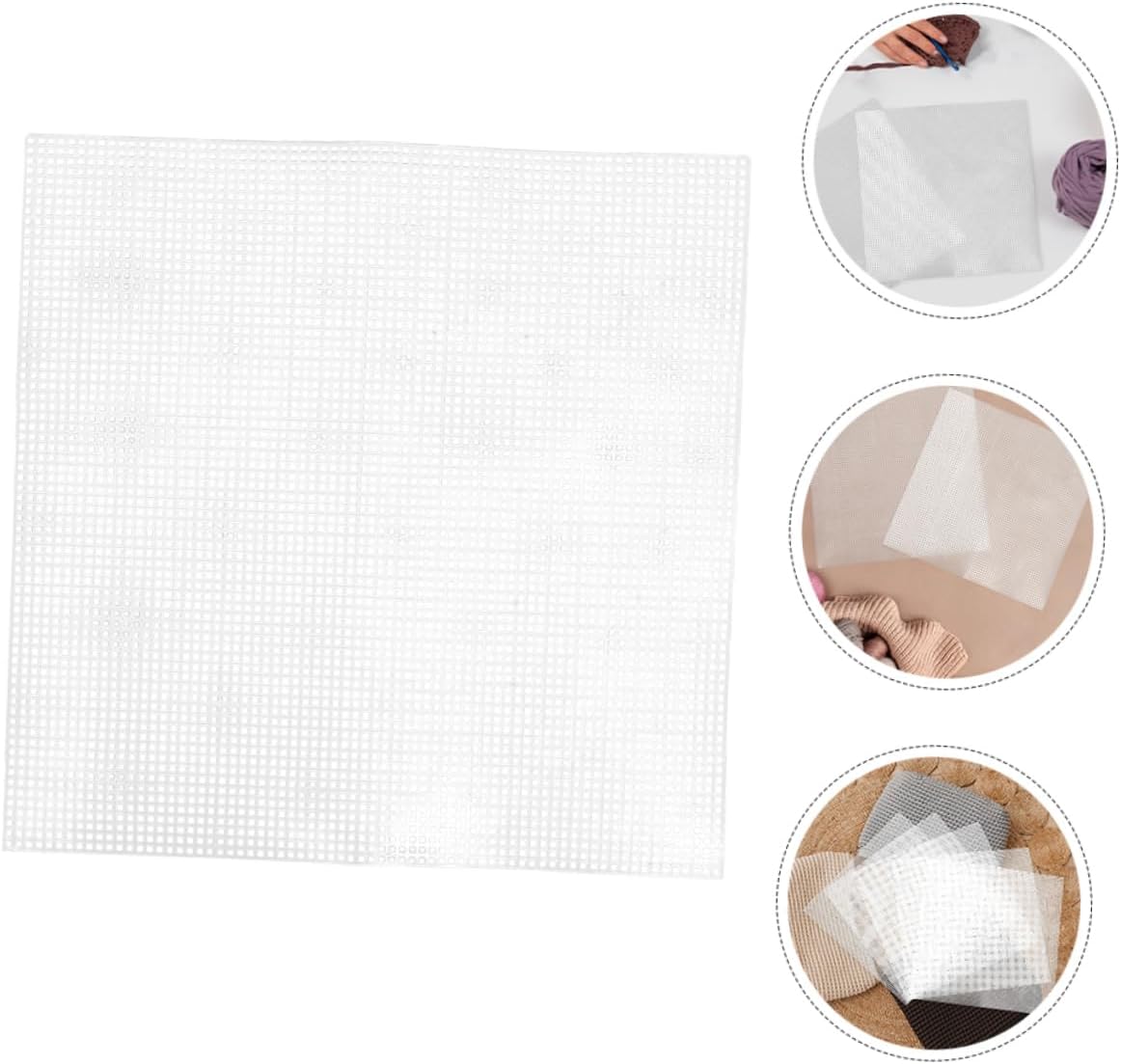 Gadpiparty 5pcs Plastic Mesh Canvas Sheets for Bag Making Stiff Plastic Sheets for DIY Handbags Purses Embroidery Crochet Projects Versatile Crafting Material
