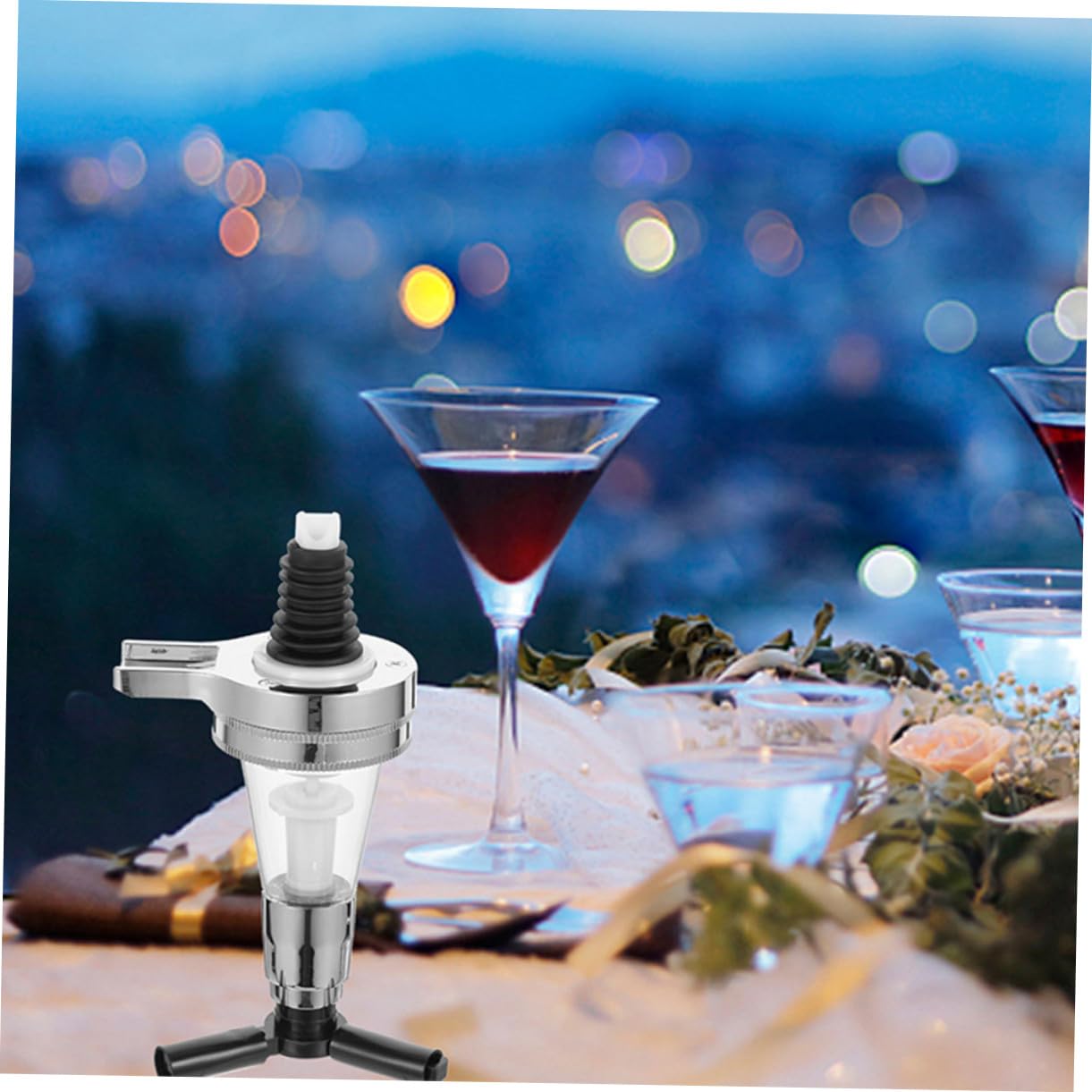 UKCOCO Dispensador de Bebidas para Botellas de Alcohol de 25ml, Boquillas de Plástico y Silicona, Fácil de Usar y Previene Derrames, Adecuado para Reuniones Familiares Color Aleatorio