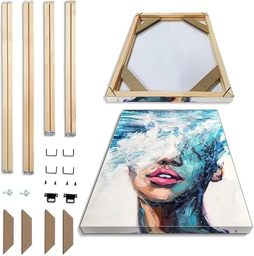 MDYNI DIY Solid Fitted Wooden Frame Kit Canvas Wood Stretcher Bars