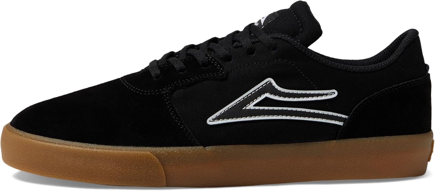 Lakai Cardiff Black/Gum Suede 9.5 D (M)