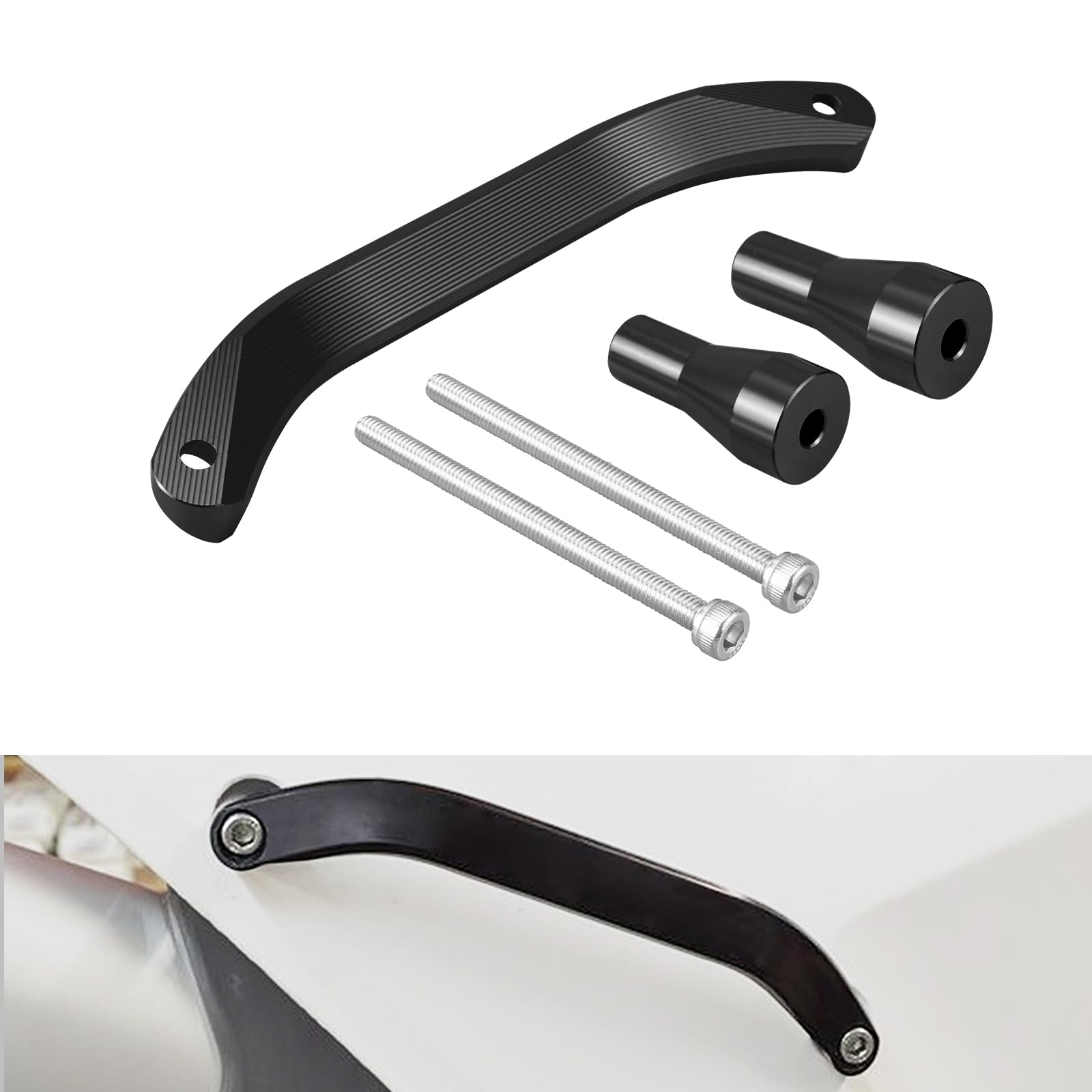 Poignée arrière CNC noire moto KTM 125 250 300 350 450 500 EXC SXF XC