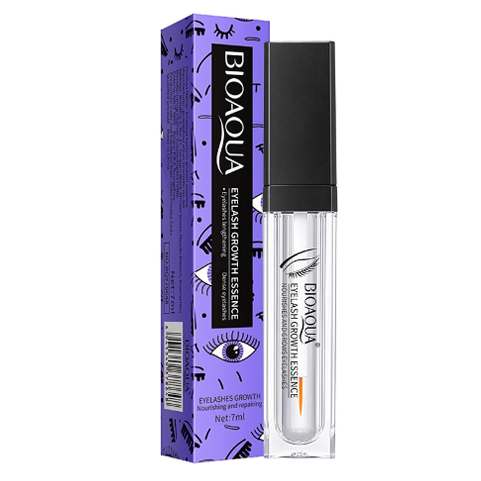 Serum Pestañas 7ML Suero de Crecimiento de Pestañas,Hidratante de Pestañas,Riza y Alarga las Pestañas,Serum Cejas Crecimiento,Sérum Crece Pestañas para Crecimiento de Pestañas Gruesas y Largas