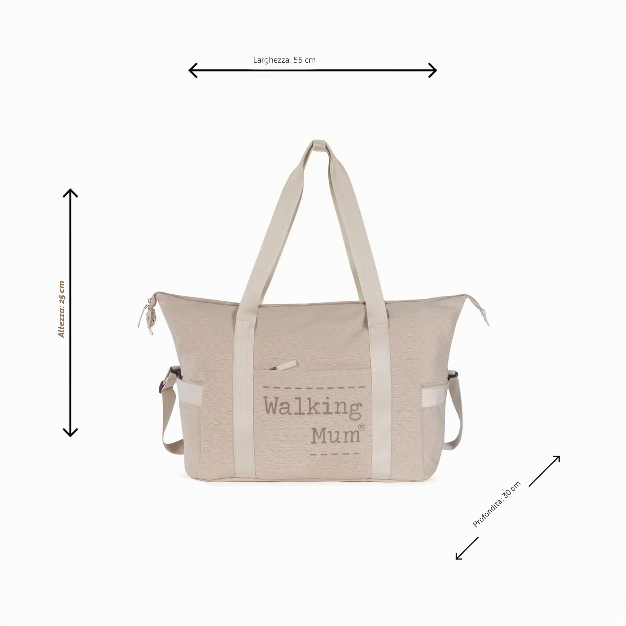 Walking Mum Borsa XL Eco Mum Albicocca
