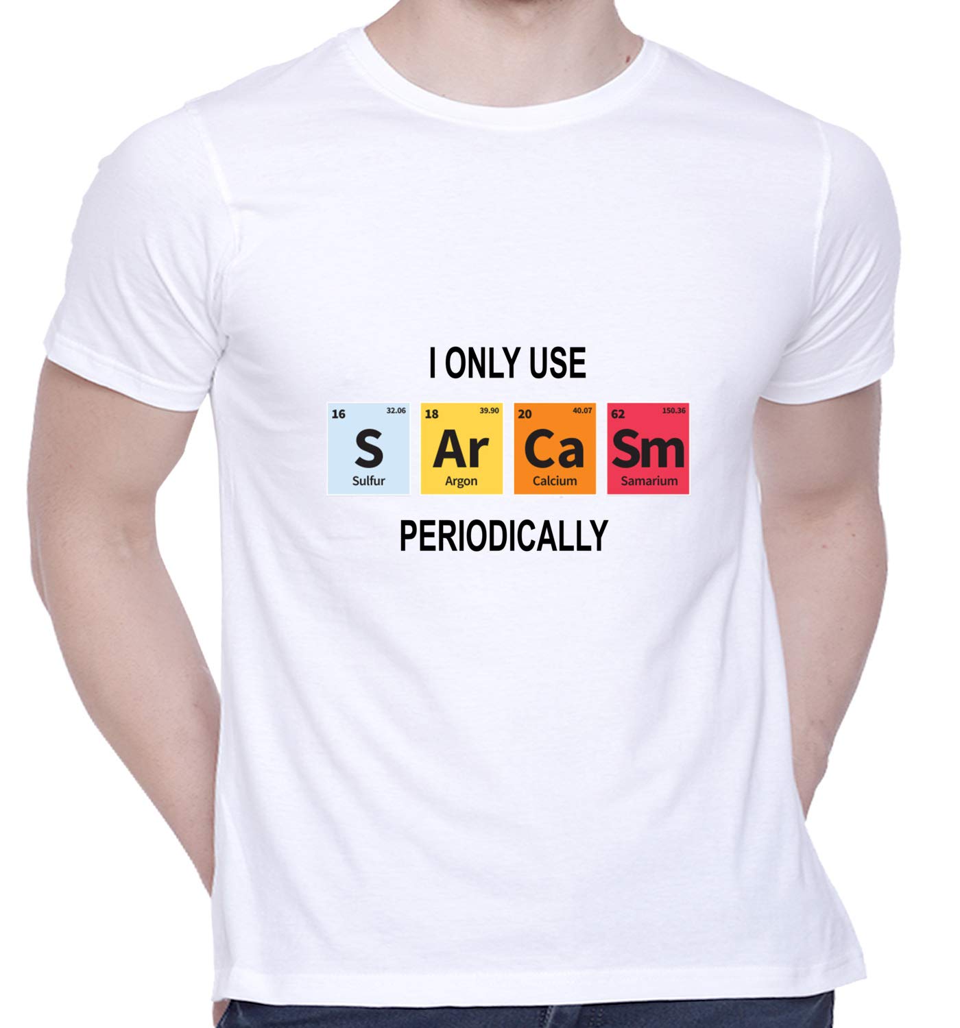 CreativiT Graphic Printed T-Shirt for Unisex Sarcasm Tshirt | Casual Half Sleeve Round Neck T-Shirt | 100% Cotton | D00445-10