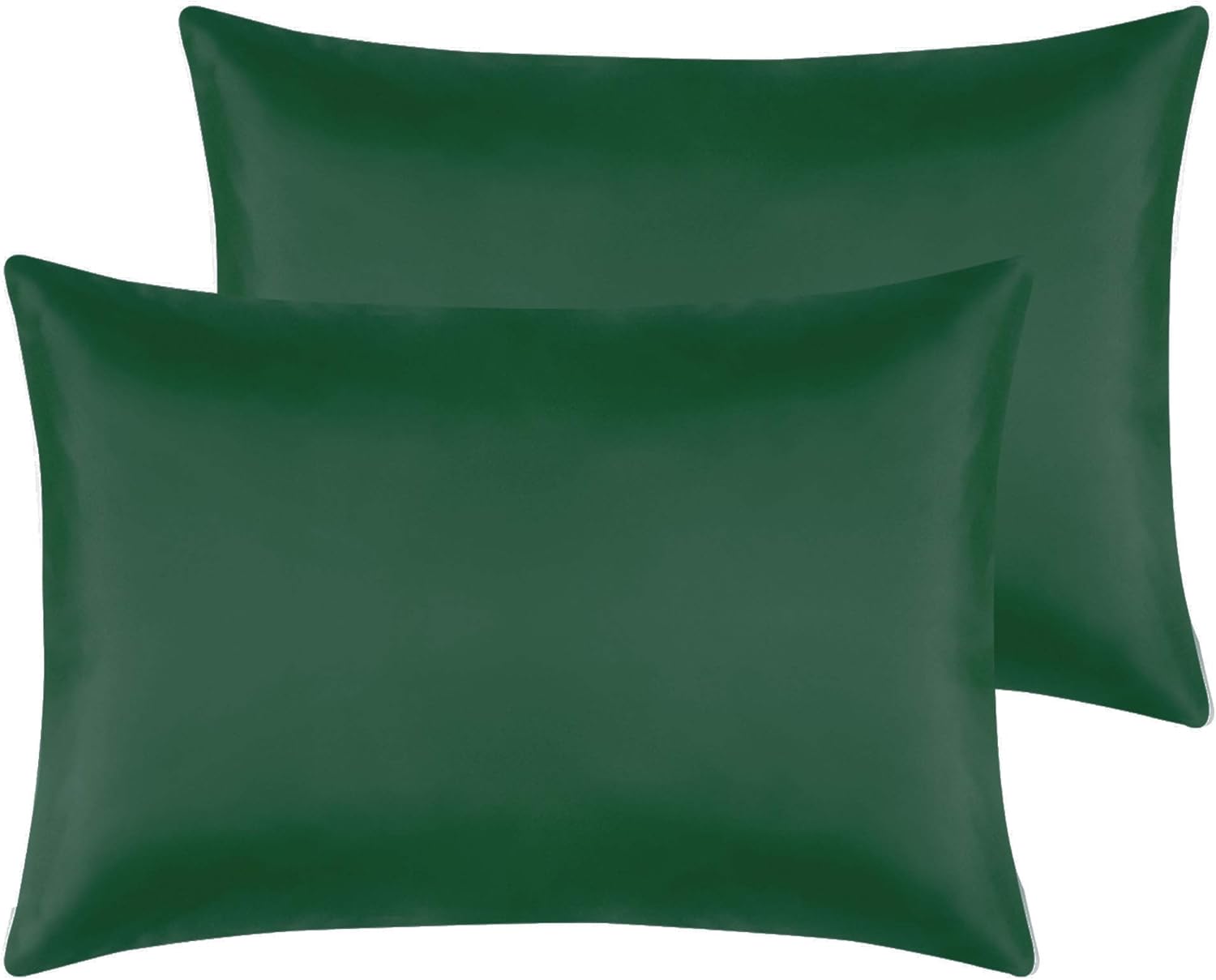 NTBAY Zippered Silk Satin Toddler Pillowcases 2 Pack