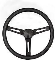 Grant 8540 Classic Series 13.5-Inch Black 3-Spoke Foam Steering Wheel - Universal Fit for Cars, Trucks, Marine