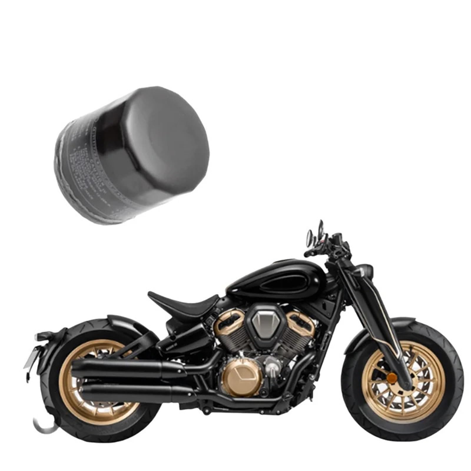 Filtro olio per motociclette Filtro dell'olio adatto per Benda Chinchilla 450 Adatto per Napoleon 450 Accessori per motociclette Motociclette