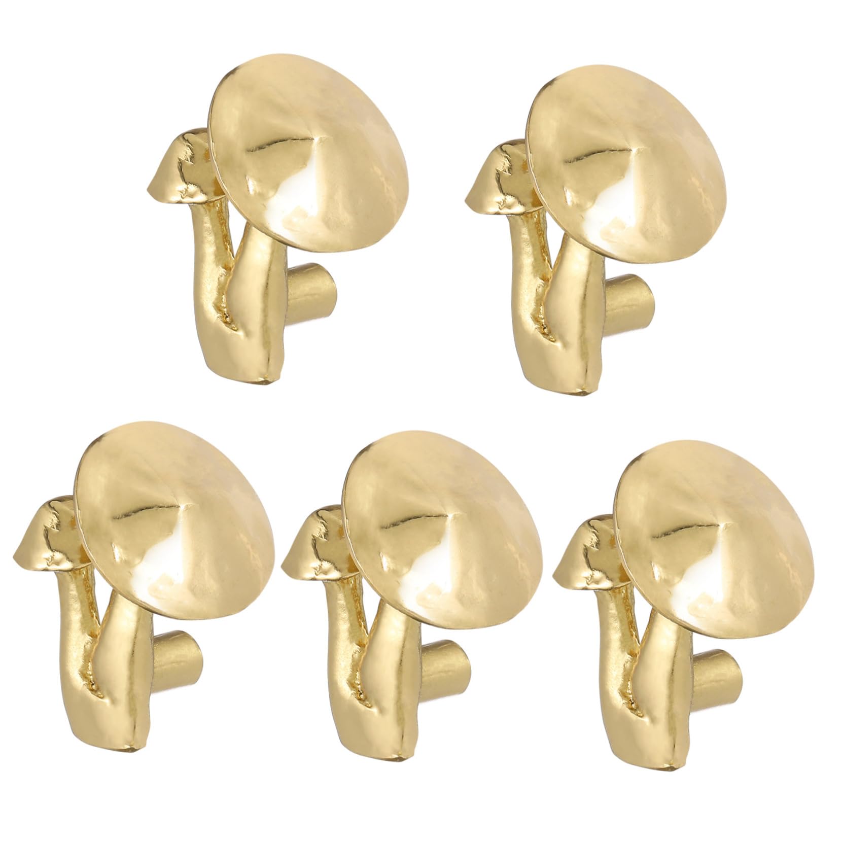 Uonlytech 5 Pezzi Pomelli per Mobili in da Manopole Rotonde per Armadietti Cucina Pomelli Decorativi Forma per Porte e Mobili Maniglie Resistenti e Facili da Installare