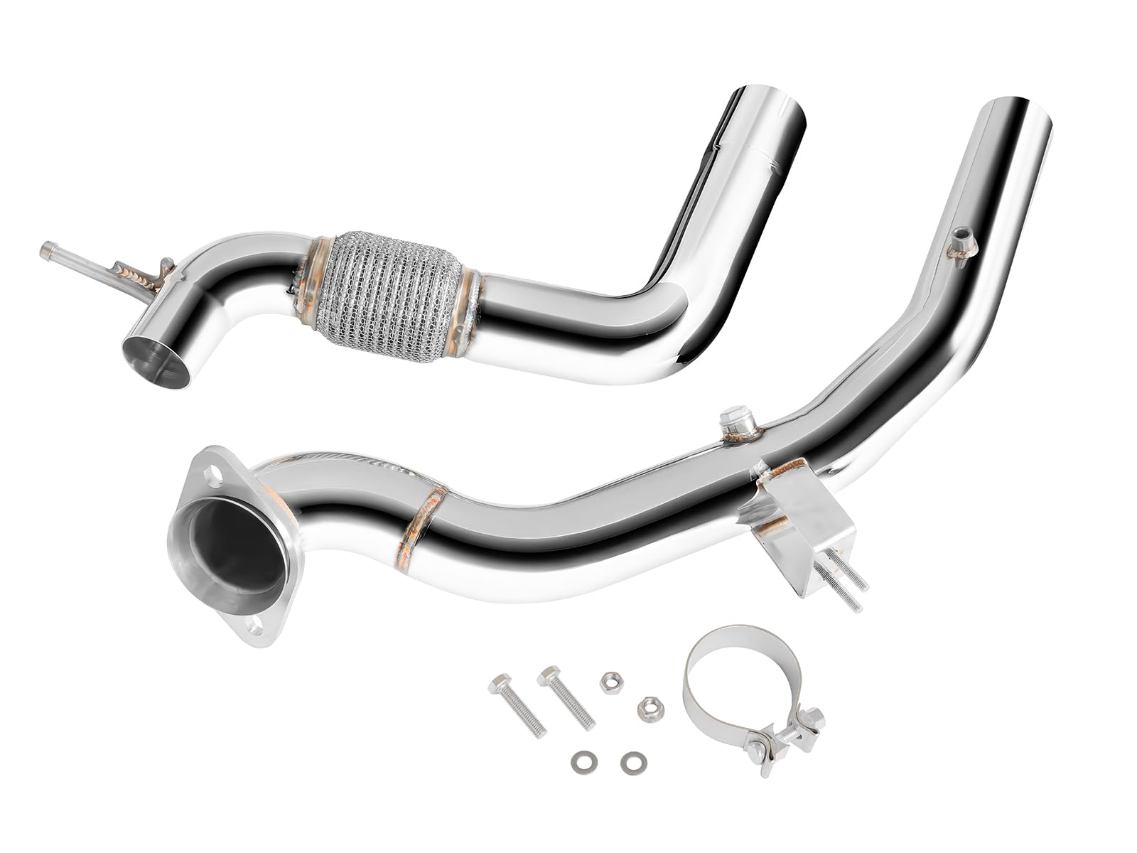 fmic.eu PERFORMANCE Downpipe do Ford Mustang 2.3L 2015-2019 sportowy układ wydechowy wydech nierdzewny