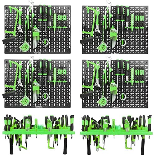 Profeco kunststoff Werkzeugwand 50x33 - mit 2 Werkzeughaltern und 48 Haken - Werkstatt… Cover