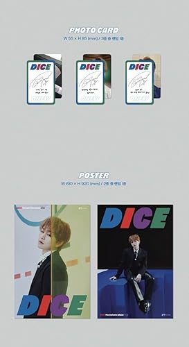 Miniatura 6 de SHINee ONEW - DICE (Digipack Version incl. CD, Photobook, Photocard, Folding Poster, PreOrder Benefit)