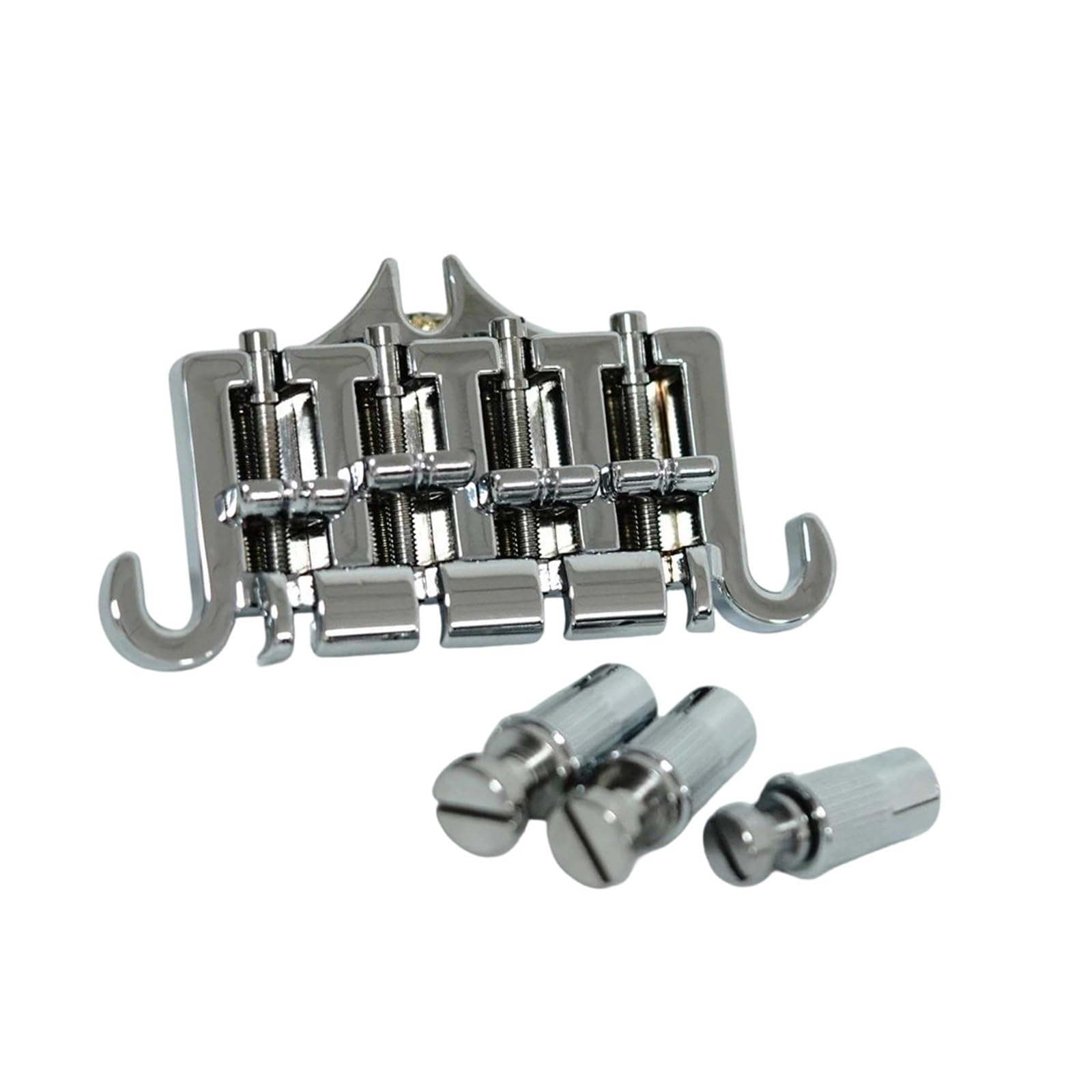 Puente Para Bajo De 4 Cuerdas Y Accesorios Para Guitarra Cromada | Puente de guitarra