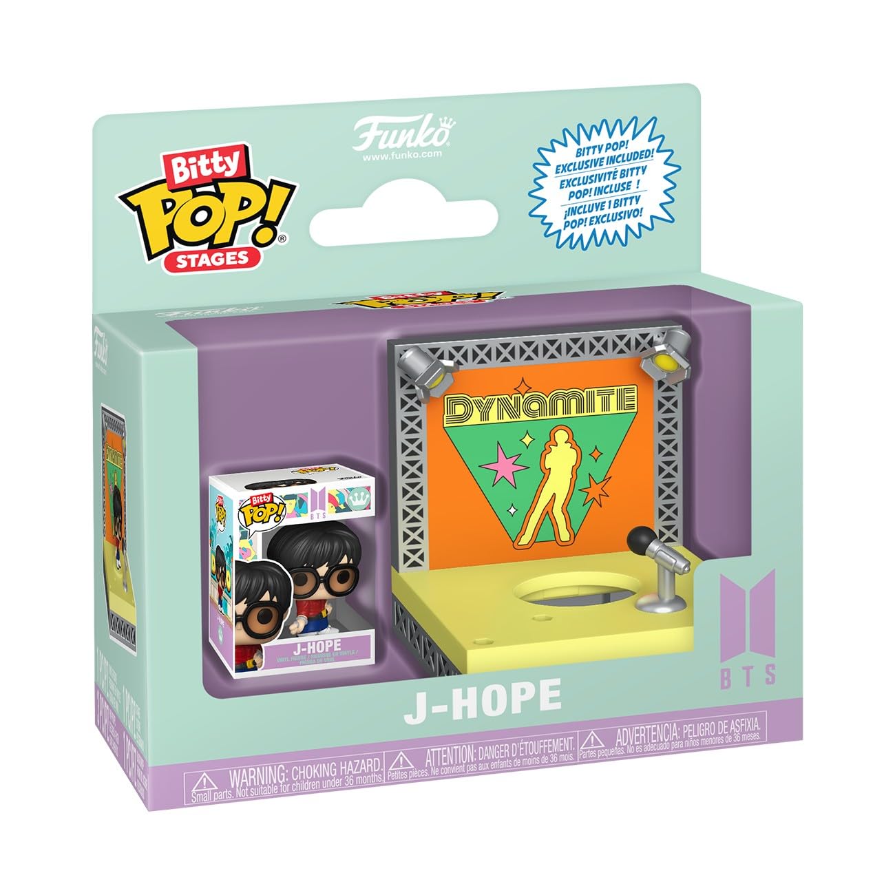BTS ホソク RECODE ミニバック　新品未開封 Amazon.com: Funko Pop! Bitty Stages: BTS - Dynamite - J-Hope