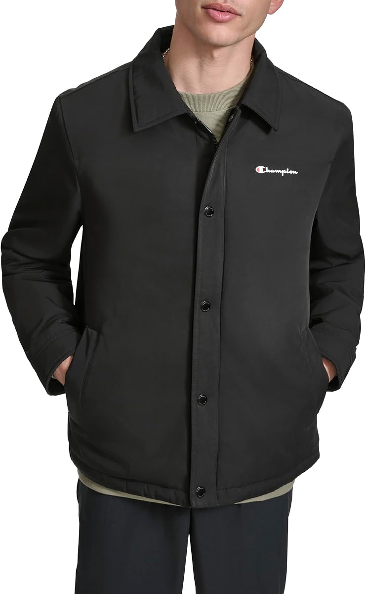 Champion Men's Active Water-resistant Coaches Jacket
