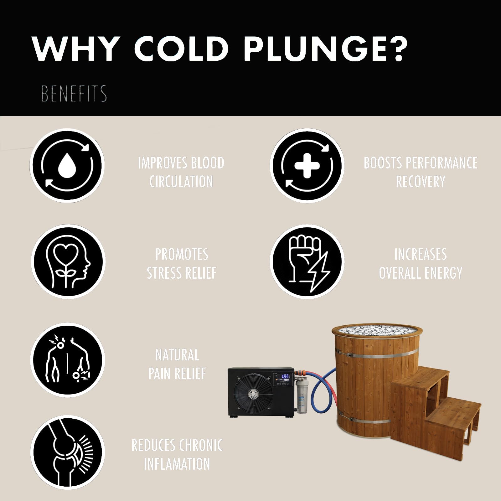 Amazon.com : 110V Ice Bath Cold Plunge Cooling and Heating Chiller