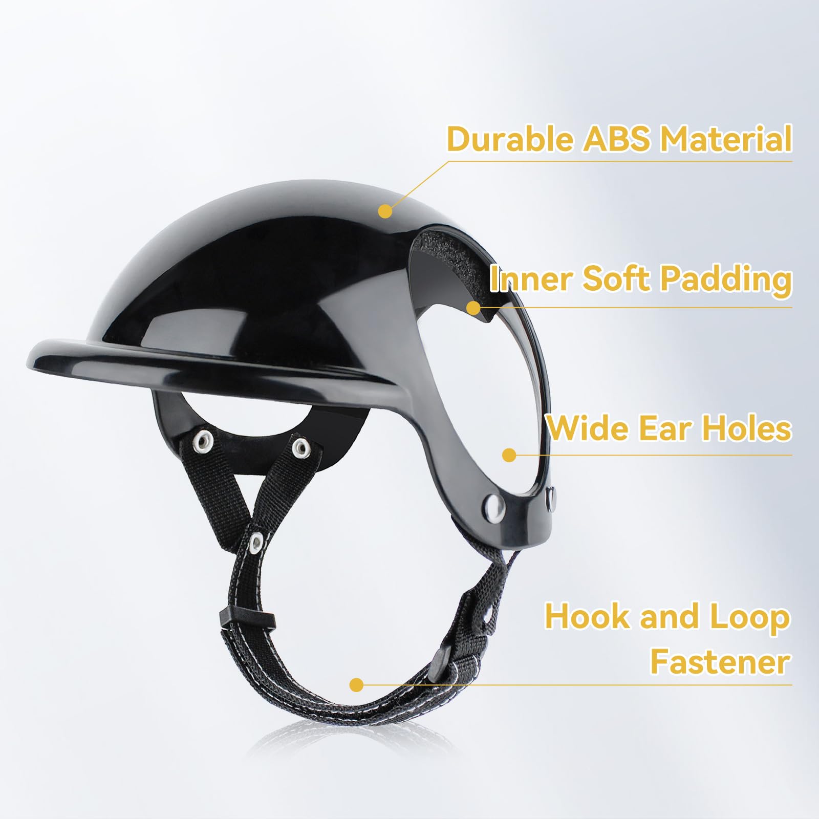 Occhiali da sole per cani di taglia extra piccola e casco per cani di taglia XS, 2 pezzi, occhiali da sole anti-UV, set di casco protettivo per gatti, chihuahua, protezione per testa e occhi