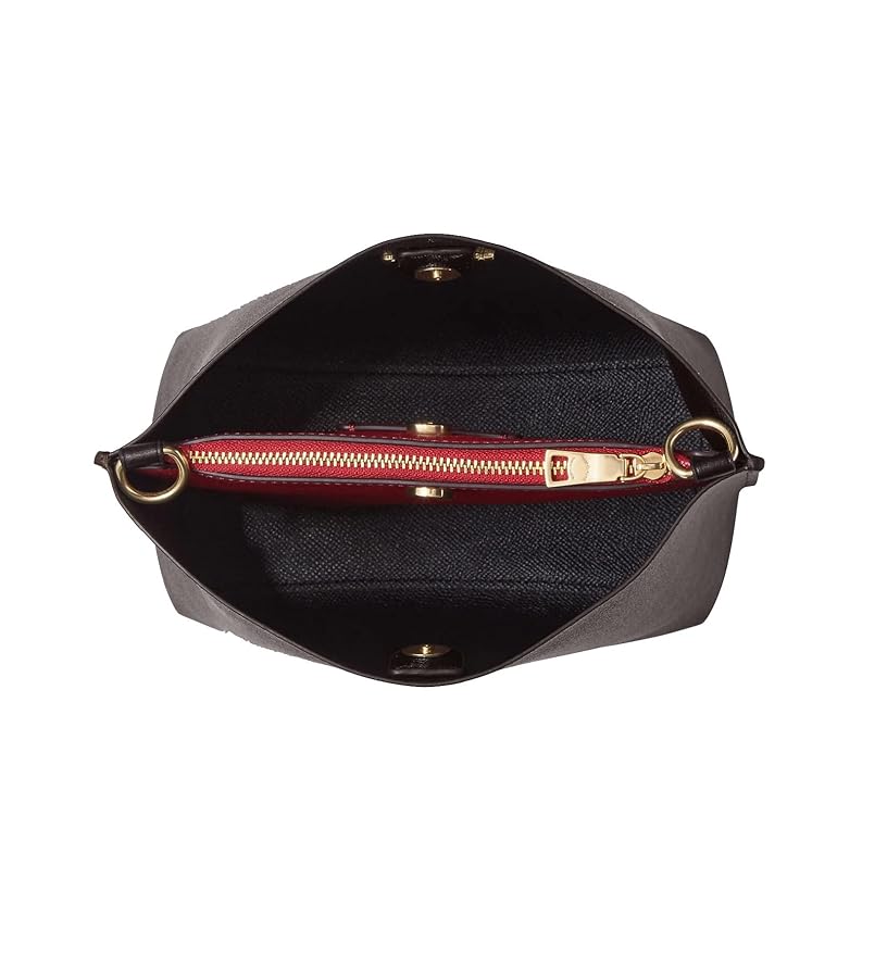 COACH Mollie Bucket Bag 22 In Signature Canvas Brown/Black COACH Mollie Bucket Bag 22 In Signature Canvas Brown/Black