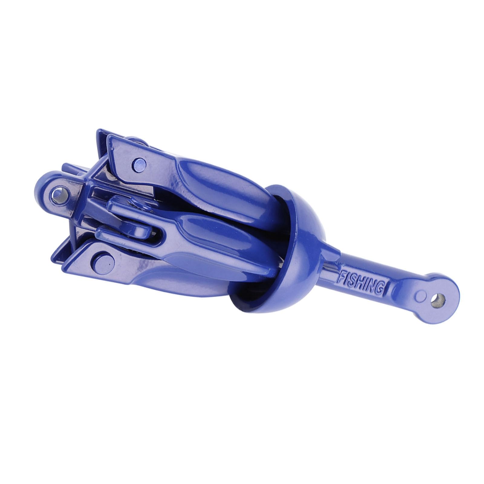 SIXRUN Zusammenklappbarer Bootsanker, Aluminiumlegierung, 4 Zinken, Kajak-, 18 X 16 cm, Kompakter Tragbarer Marine- für Kanus, Segelboote, Jetskis, PWC-Angelstopps